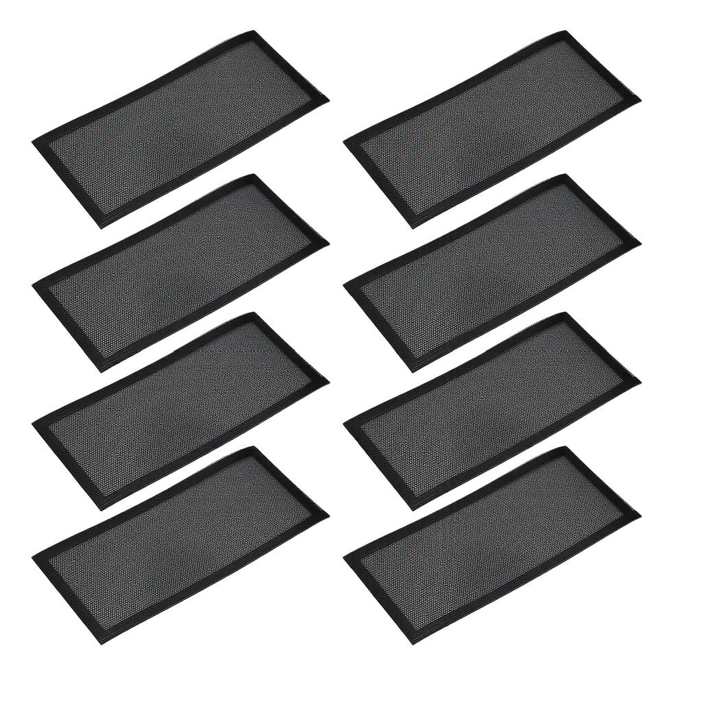8PCS Magnet Vent Screen Washable Dust Proof Air Ventilation Filter Mesh for Floor Wall Ceiling Block Debris and Hair