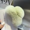 Real Rex Rabbit Hair Small Grab Clip Female Autumn and Winter Hairy Back Head Disc Claw Internet Celebrity Shark Clip Headgear Hairpin