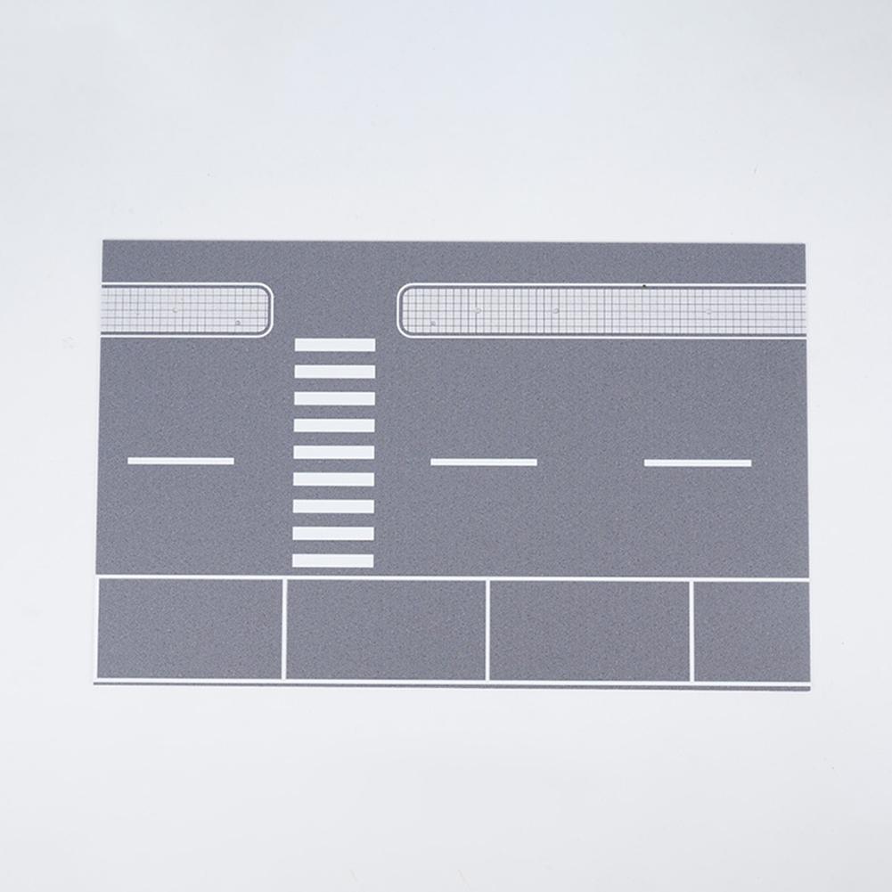 1/64 Diorama Car Parking Lot With Led Light Roadway Display Model Scenery Kit For DIY Landscapes For Create DIY Natural Look