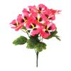 Artificial Spring Blooms Silk Pansy Flowers Hotel Decoration 32cm Long Lightweight Design Easy To Arrange Indoor Outdoor Display