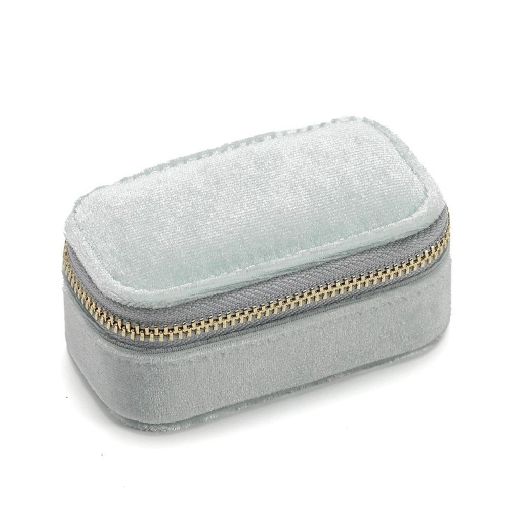 

Travel Gift Case Boxes Display Ring Earring Earring Necklace Holder New Small Jewelry Organizer синий