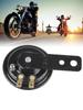 Motorcycle Electric Horn Kit Waterproof Round Loud Horn Speakers Signal for Motorcycle Universal for Scooter Moped Dirt Bike ATV