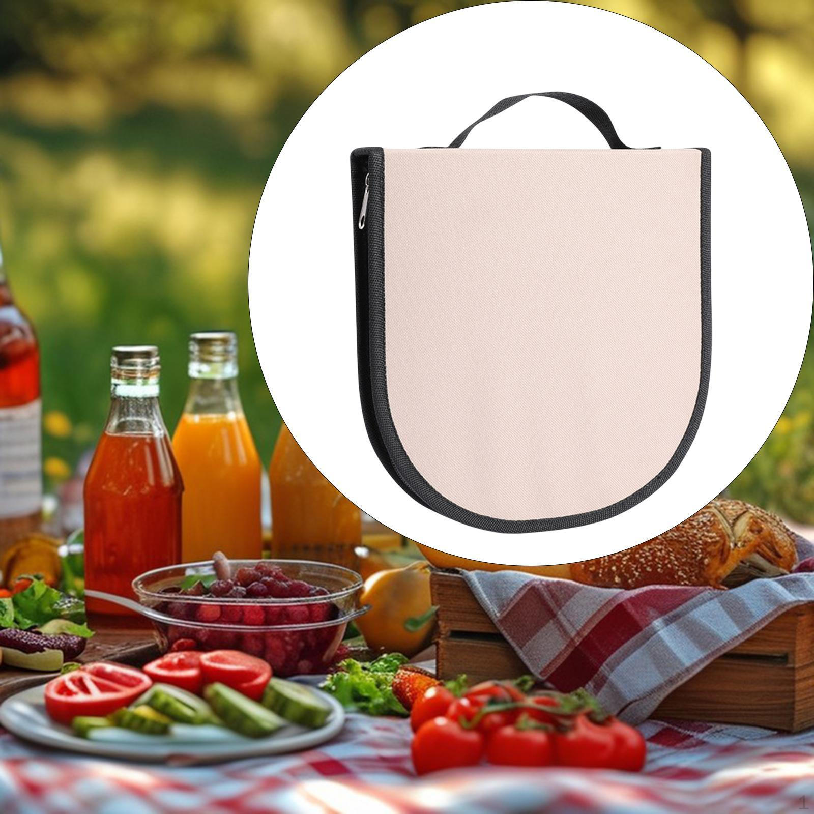 

Сумка для хранения походной посуды Органайзер Аксессуары Водонепроницаемые портативные столовые приборы для улицы Посуда хаки