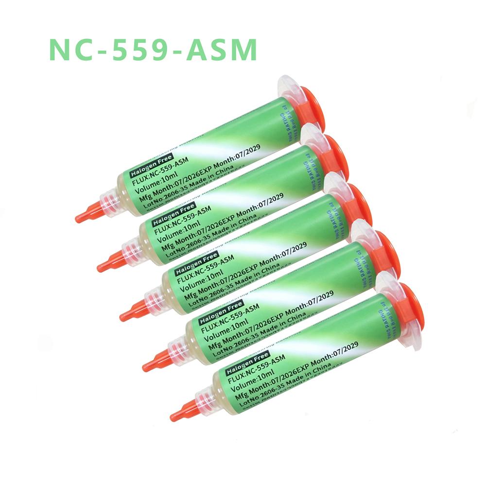 NC-559-ASM BGA PCB No-Clean Solder Paste Welding Advanced Oil Flux Grease 10cc Soldering Repair Paste Mass Air Flow 3