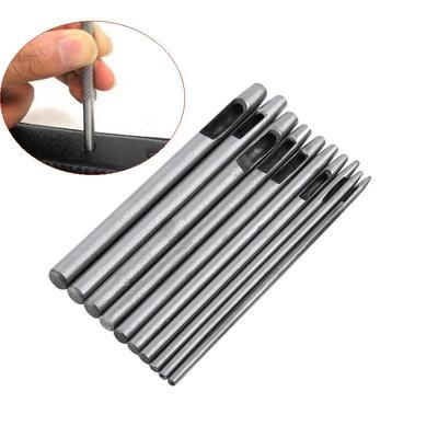 10 Pcs Professionelle 0,-5mm Punch Werkzeug Hohl Puncher Set Für Lederhandwerk