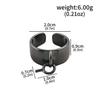 Anime Style Metal Contract Ring With Cartoon Character Design For Collectors