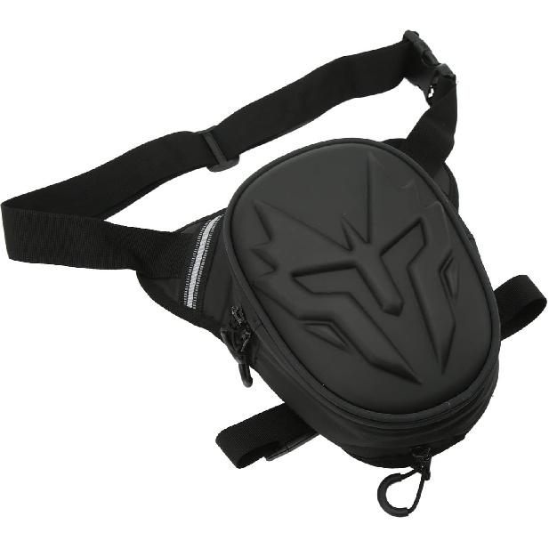 

Carry Your in with the Motorcycle Leg Bag - PVC Matte Drop Leg Pouch - Multifunctional Thigh Packs - for Outdoor Activities - Carry Your Belongings матовий чорний колір