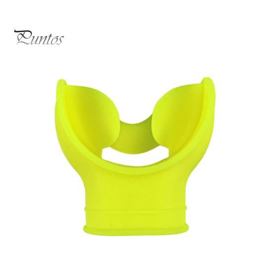 Anti-slip Diving Mouthpiece Silicone Scuba Food Grade BPA Free Snorkel Deep Snorkeling Underwater Tongue Guard Accessories Bite