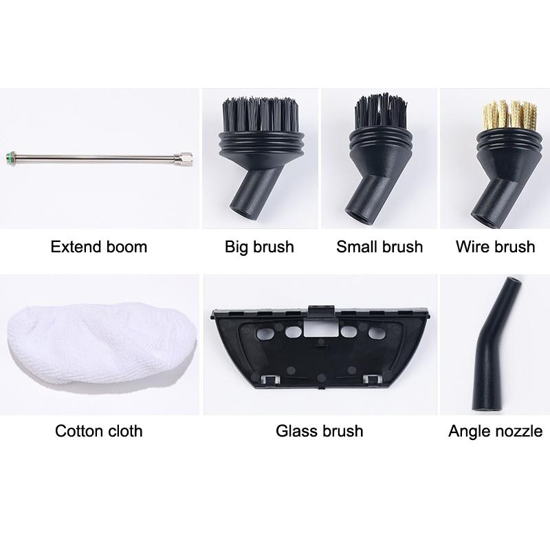 2500W High Pressure Steam Cleaner Multifunctional Fast Heating Machine For Kitchen Hood Oil Stain Removal Whole House Cleaning