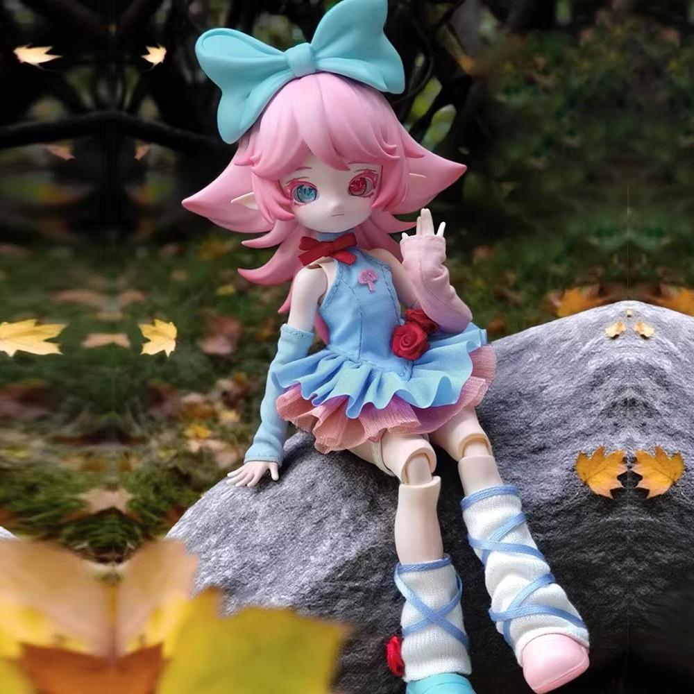 Authentic in Stock Mushroom Fungus 1/12 BJD Blind Box Movable Joint Doll Anime Figure Collectible Toy Ornaments Boy Girl Gifts
