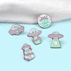 Geometric Eyecatching Alien Ufo Alloy Brooch Stylish Pin For All Occasions