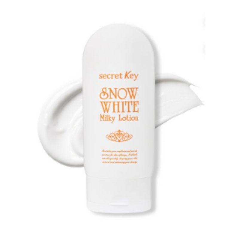 Secret Key Snow White Milky Lotion 120g – Brightening Tone-Up Body & Face Lotion for Smooth Radiant Skin K-Beauty