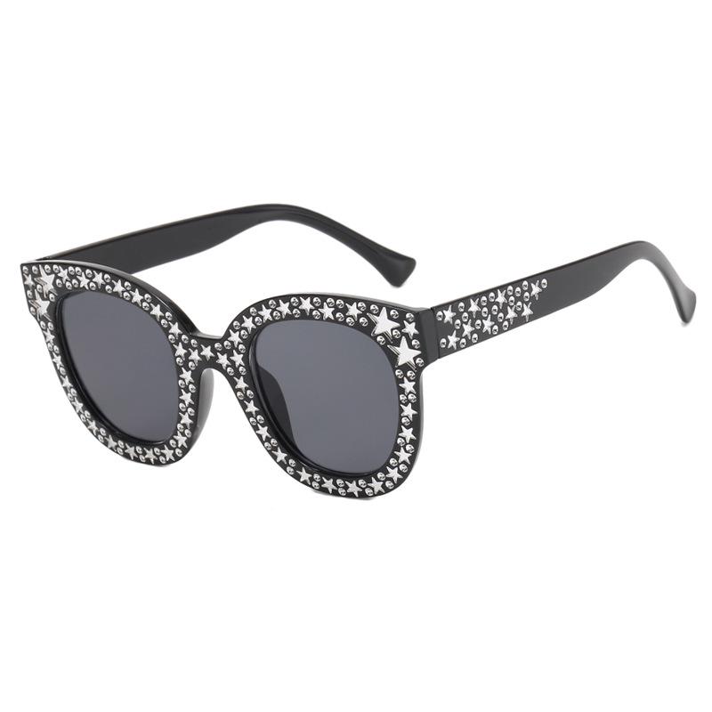 2023 New Fashion Women's Personality Cross-Star Sunglasses
