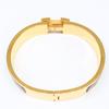 HERMES H700001 Click H Bangle Black / goldUsed