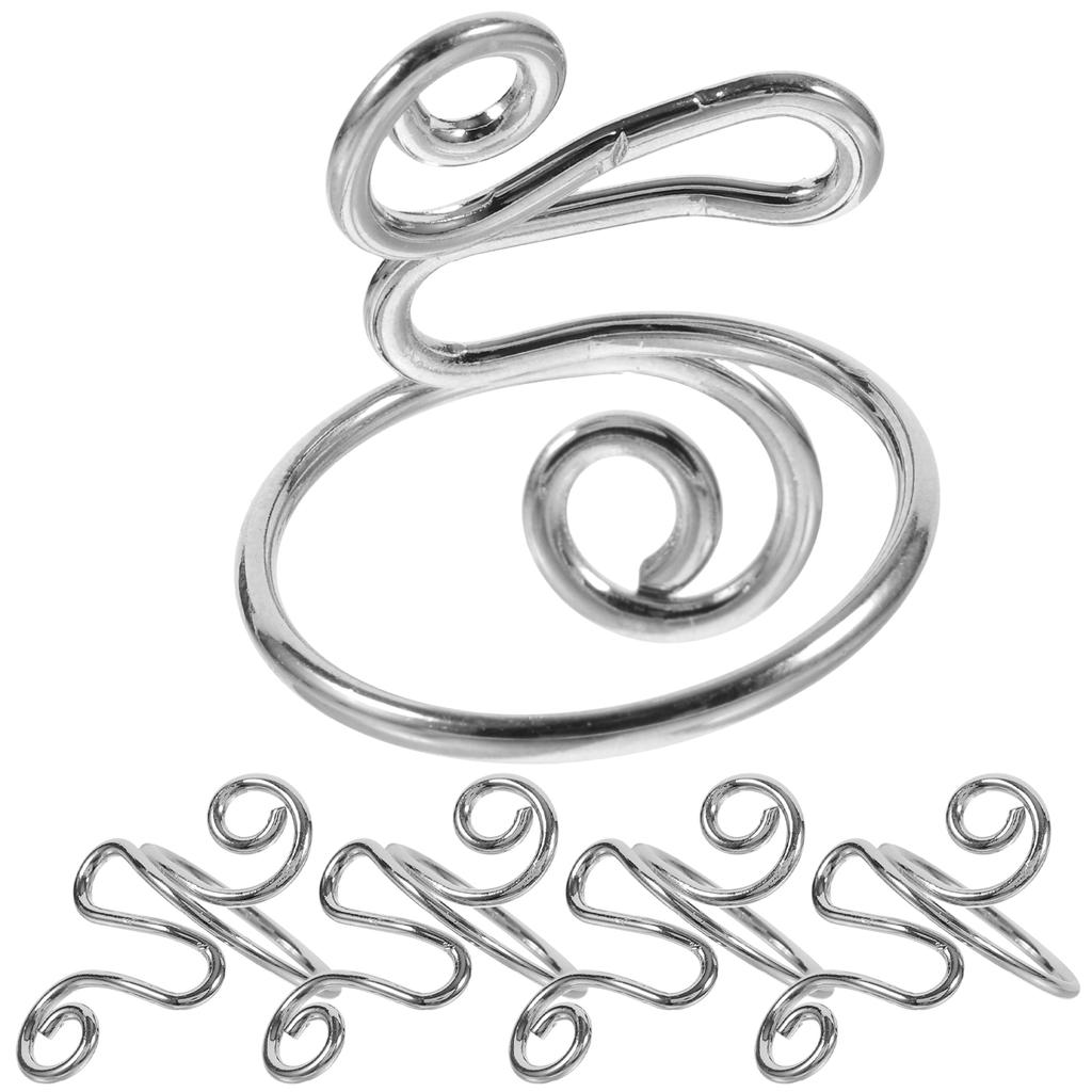 5Pcs Knitting Rings Durable Creative Crochet Finger Rings Yarn Guide Tension Tool Practical Knitting Accessories