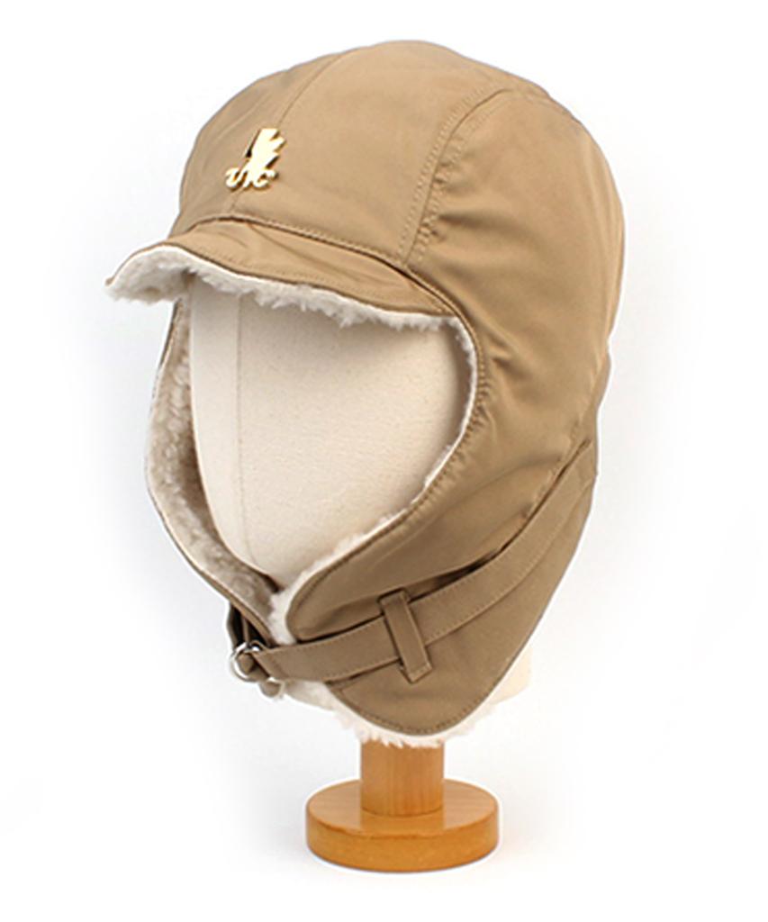 Yunibeosyeolkemiseuteuli Poly Beige Aviator Hat Earflap Hat