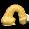 Extra Large Golden Silicone Anal Plug Soft Shaped Anal Expander Dildo Masturbator Adult Sex Toy Realistic Penis Fisitng BDSM