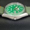 Seiko 5 AUTOMATIC 6349A VINTAGE JAPAN MENS ARABIC GREEN DIAL WATCH A701404-5 R206b-a701404