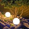 Hold lyset på til de neste 100 lumen av Garden Ball 25cm Smart belysning Solcelledriftstid og justerbar lysstyrke for å varme opp og lyse opp blomsten din og GW