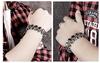 Armband Gothic Totenkopf Kette Edelstahl Silber [JEWELRYWE] Herren