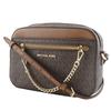 Michael Kors Jet set Shoulder Bag 35S1GTTC9B MK signature Brown PVC Women Used