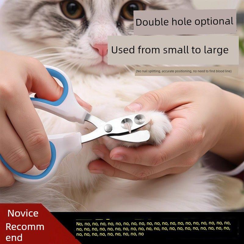 

Кошачьи ножницы для ногтей Специальные кошачьи кусачки для ногтей круглое отверстие Кошачьи ножницы для ногтей Фантастический инструмент для ногтей на ногах Новичковые ножницы Товары для питомцев Double hole finger claw shear [3] simple and safe