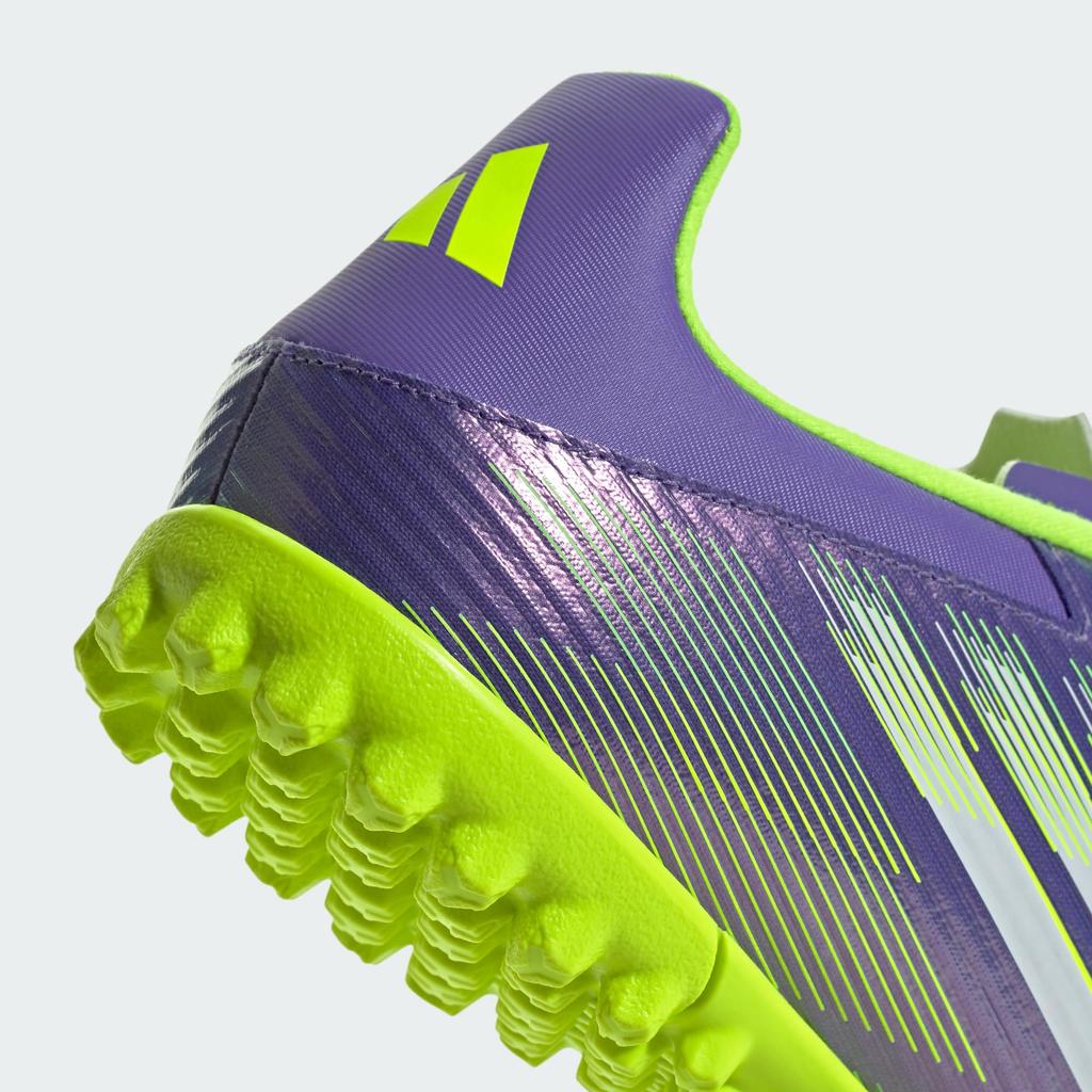 Adidas F50 Club TF NIL89 Futsal Purple Lemon Size Cm Shoes, Rush/Footwear White/Lucid (JI0026), 29.0