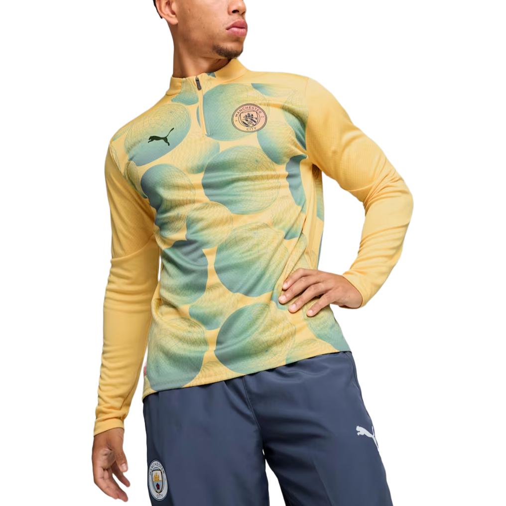 Puma Manchester City Drycell Gradient Design Casual Comfortable Long Sleeve T-Shirt Men Tops Linen 777579-30