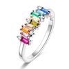 Size 6 -9 Inch Authentic 925 Silver Women Stackable Ring Girl 'S Luxury Wedding Finger Rings