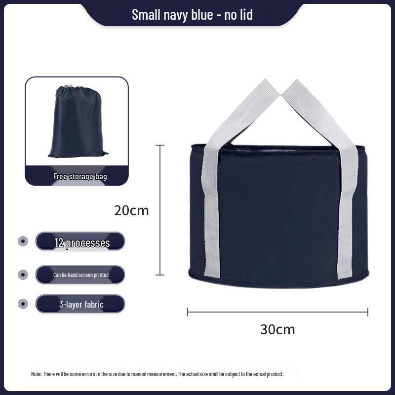 Foldable Portable Foot Spa Basin - Compact Foot Soak Bag for Home & Dorm Use