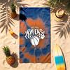 New York Knicks (14) Asciugamano da Spiaggia Resistente alla Sabbia Morbido e Confortevole Adatto per Piscina Campeggio Yoga e Immersioni Un Viaggio