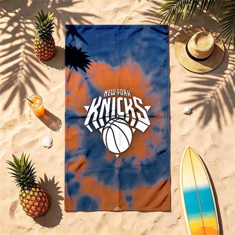 New York Knicks (14) Asciugamano da Spiaggia Resistente alla Sabbia Morbido e Confortevole Adatto per Piscina Campeggio Yoga e Immersioni Un Viaggio