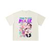 260 GSM Double Yarn 32 Count 100% Cotton Dandadan V22 Momo Seiko Print Unisex Heavy Cotton T Shirt