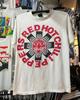 Vintage 90er Red Hot Chili Peppers Band Weißes Kurzarm Unisex T-Shirt WA3785