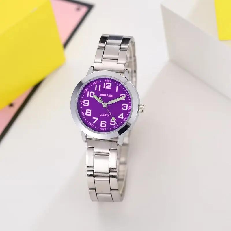 New Children's Boys Girls Watches Stainless Steel Students Quartz Adult Watch Birthday Gift Relojes Montres Kol Kaati
