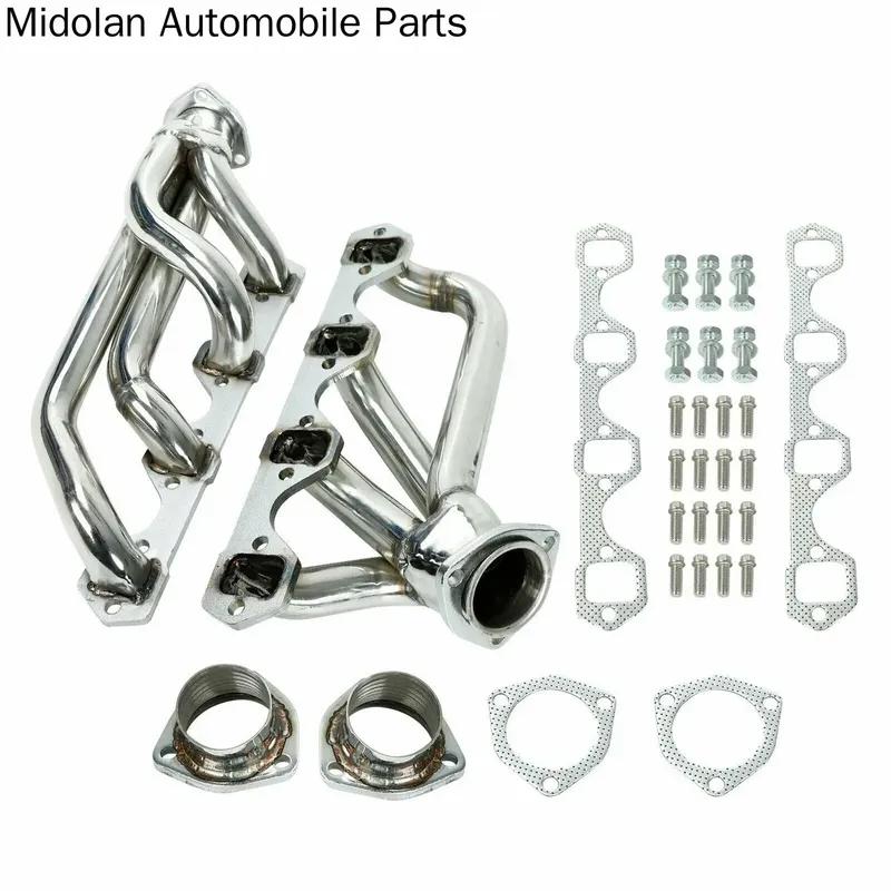 Stainless Steel Headers Exhaust Manifold Compatible with Ford 1964-1977 260 289 302 Shorty