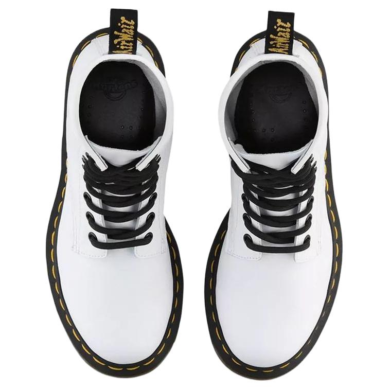 Dr. Martens 1460 Leather Lace-Up Vintage Boots Women Boots White 25057100