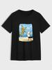 2025 New Essential Cotton Unisex T-Shirt Fashion Printing Soft Breathable Crew Neck Fashion Men's and Women's T-Shirts One Piece