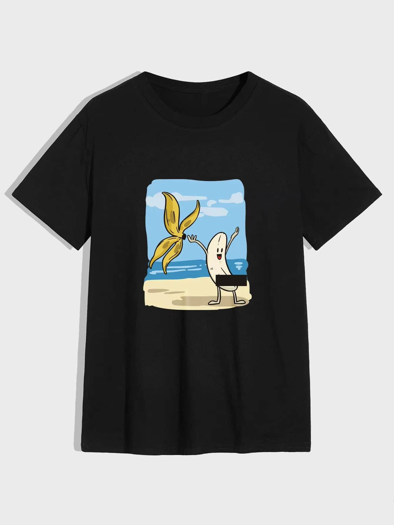 

2025 New Essential Cotton Unisex T-Shirt Fashion Printing Soft Breathable Crew Neck Fashion Men s and Women s T-Shirts One Piece 4XL