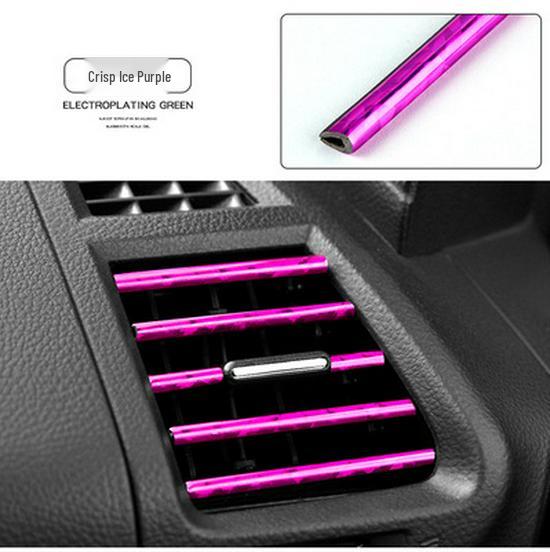Electroplated Colored Universal Car Vent Decorative Strip