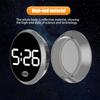 LED hodiny do auta Automobily Vnitřní nalepovací Mini digitální hodiny Ozdoba do auta Příslušenství do auta