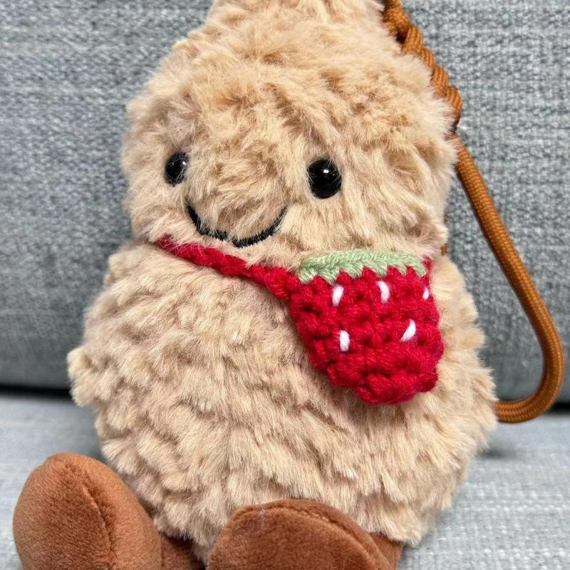 British j peanut doll fun peanut doll throw pillow plush toy bag plush pendant peanut