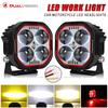 Bullvision 3inch Led Spot Work Light 12V 24V Fog Lights Driving Offroad 4X4 4WD Led Spotlight for Truck Car ATV SUV ATV UAZ Moto
