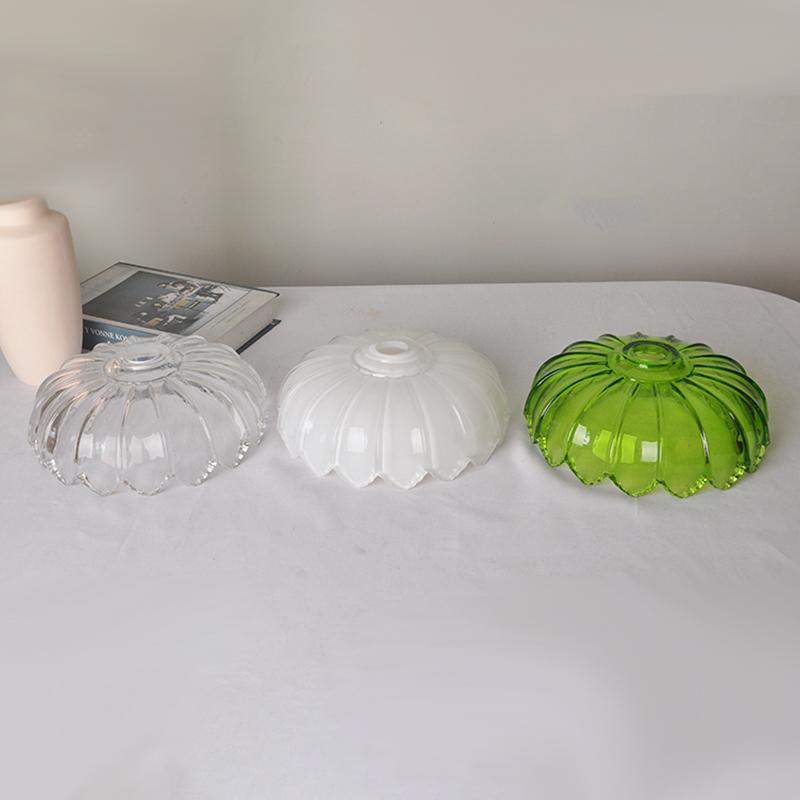 Brass glass chandelier Nordic vintage B&B bar Restaurant Bedside lamp Creative personality cafe bedroom lamp