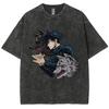 Gojo Satoru Mens Anime Jujutsu Kaisen Summer Harajuku TShirt  Cotton Fitness Vintage Street Women Casual Short Sleeve