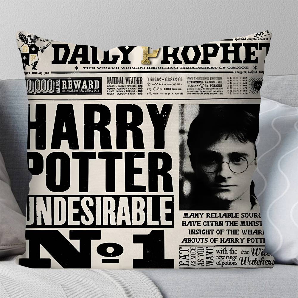 H-harry P-potter vintage Federa Quadrata Camera da Letto Divano Cuscino per Comfort e Tempo Libero Auto Soggiorno Decorazione per la Casa