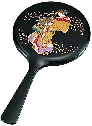 

Элегантное ручное зеркало, Черное, Куртизанка, Такамаки-э