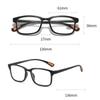 Anti Blue Light Progressive Multifocal Reading Glasses Men Women Fashion Square Frame Presbyopia Eyeglasses +100 To+400 Glasses