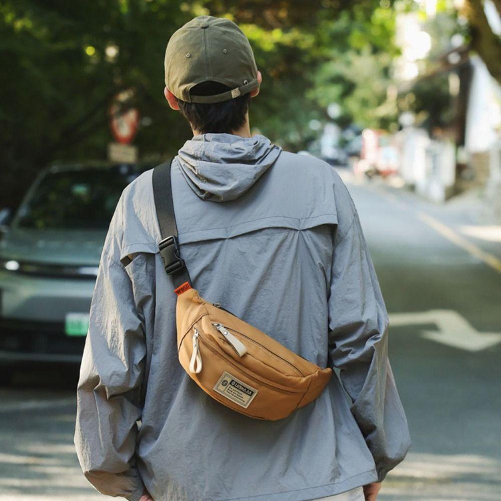 Nylon Japanese Harajuku Crossbody Bags Simple Waist Bag Messenger Bags Shoulder Bags Female