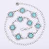 Metal Waist Chain Women'S Dress Waist Decoration Retro Silver Hook Adjustment Belt Five Optional